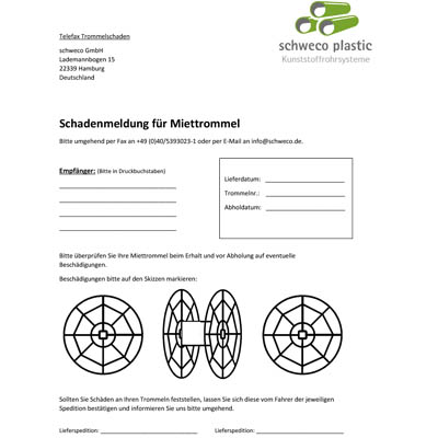 Formular Trommelschaden 2017